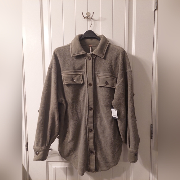 Free People Ruby Jacket Dirty Olive XS - Picture 3 of 3